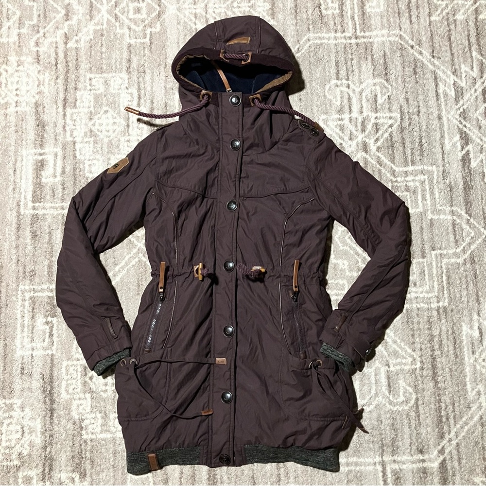 Women's Purple Hooded Jacket